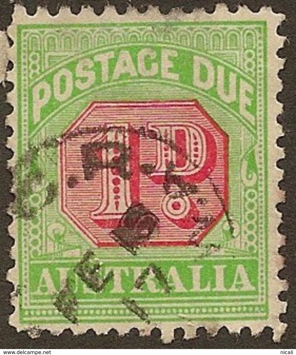 AUSTRALIA 1913 1d Postage Due SG D78 U #OD138 - Portomarken