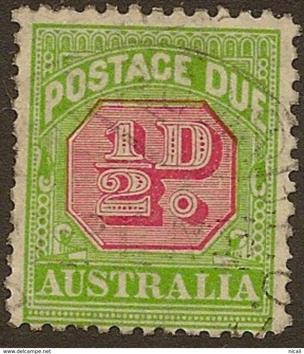 AUSTRALIA 1938 1/2d Postage Due SG D112 U #OD214 - Segnatasse