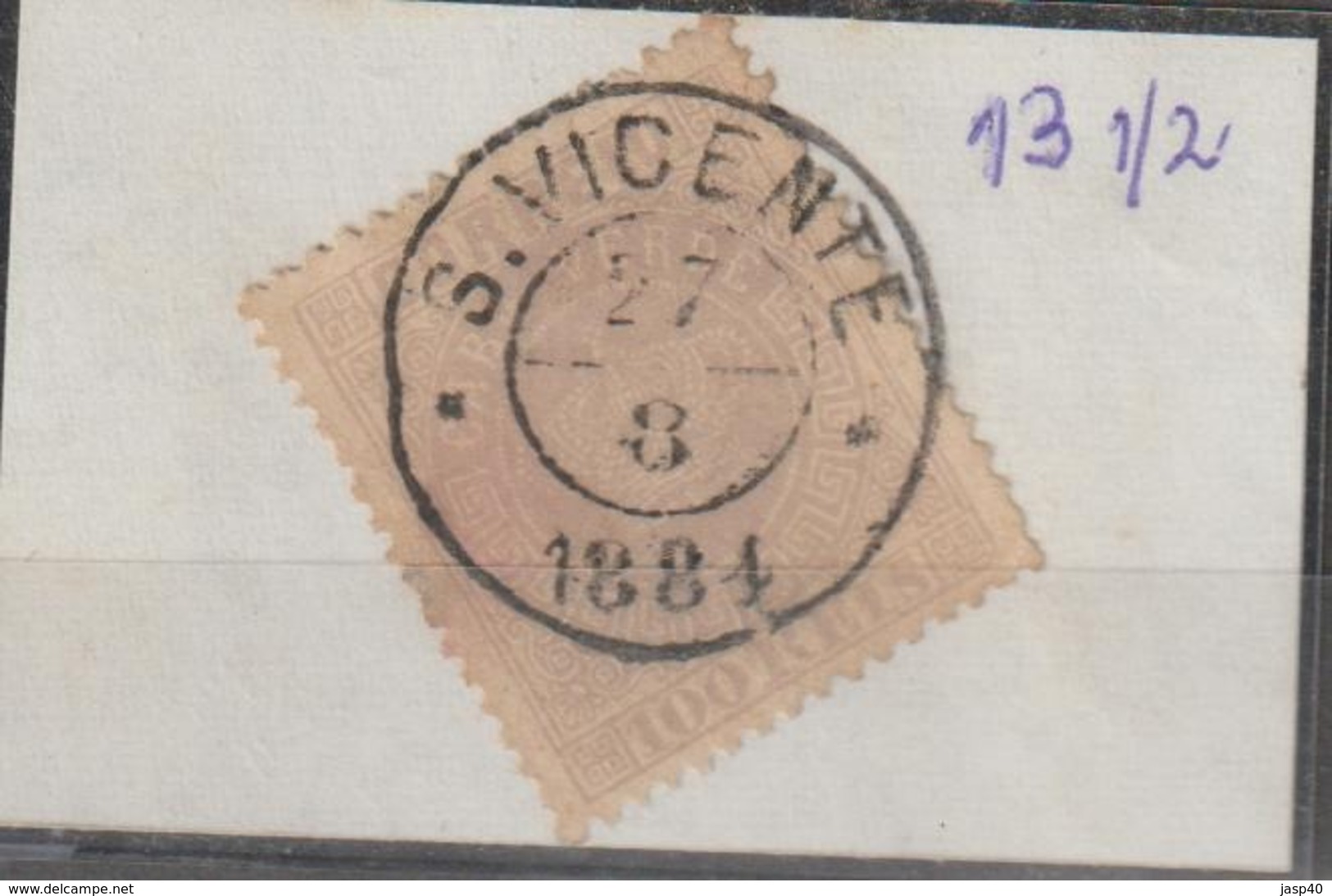 CABO VERDE CE AFINSA 7b - POSTMARKS OF CABO VERDE - Islas De Cabo Verde