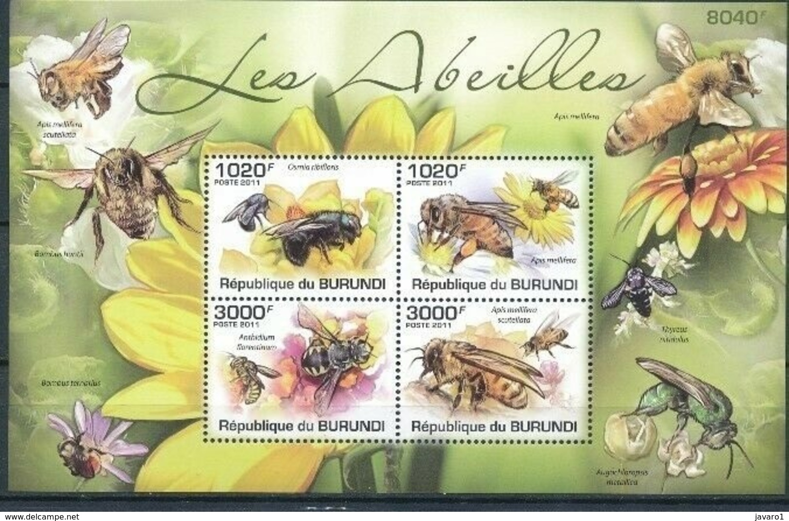 BURUNDI :   MNH :  BEES - Neufs