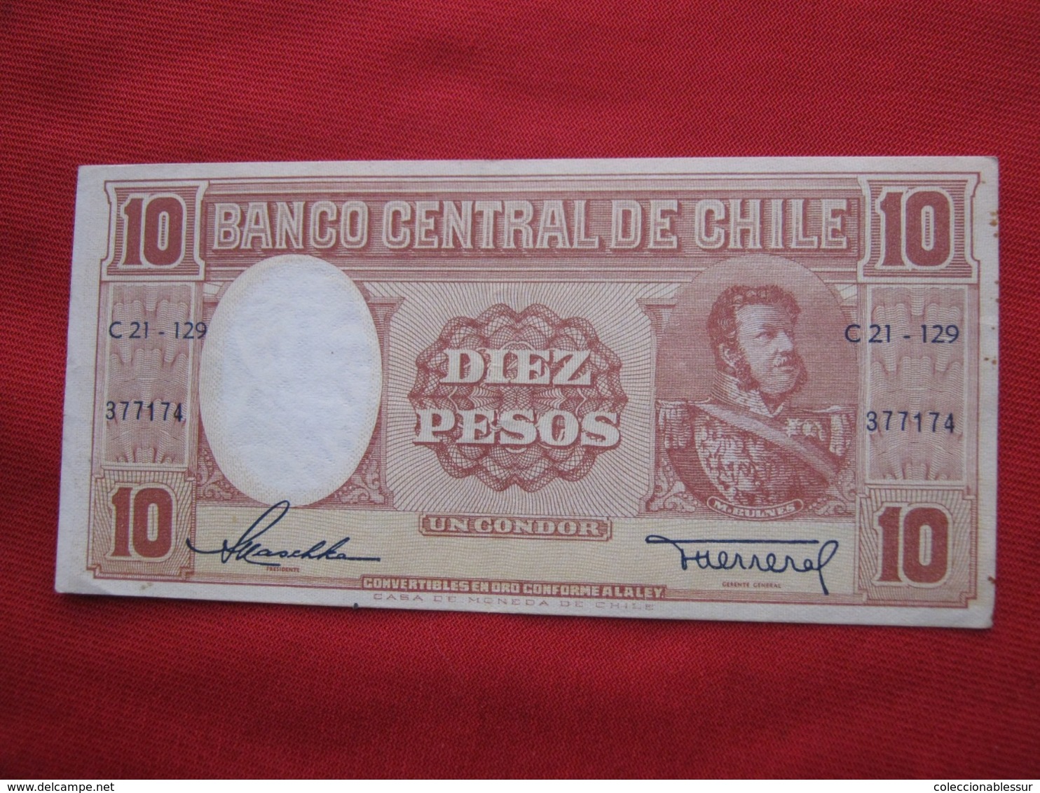 Chile 10 Pesos 70.1 - Chili