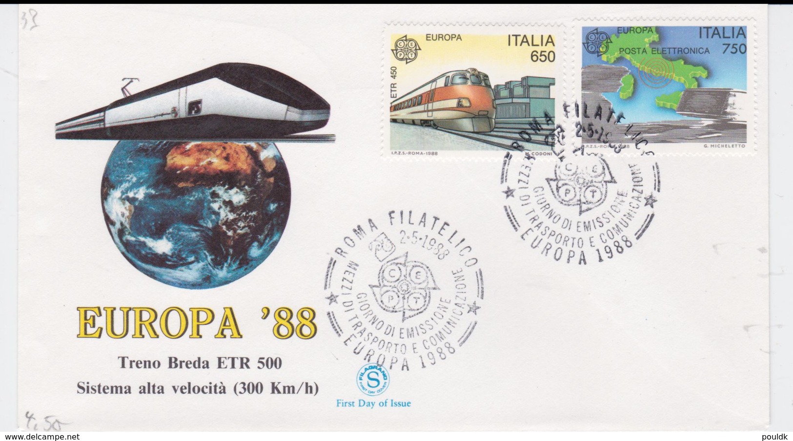 Italy 1988 FDC Europa CEPT (G104-40) - 1988