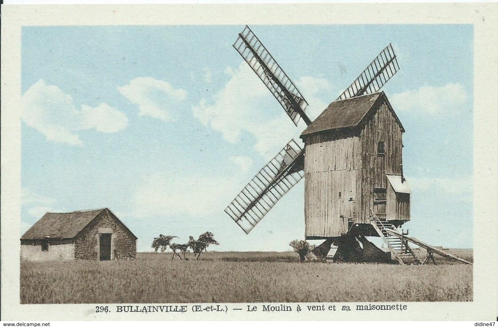 BULLAINVILLE - Le Moulin à Vent Et Sa Maisonnette - Otros & Sin Clasificación