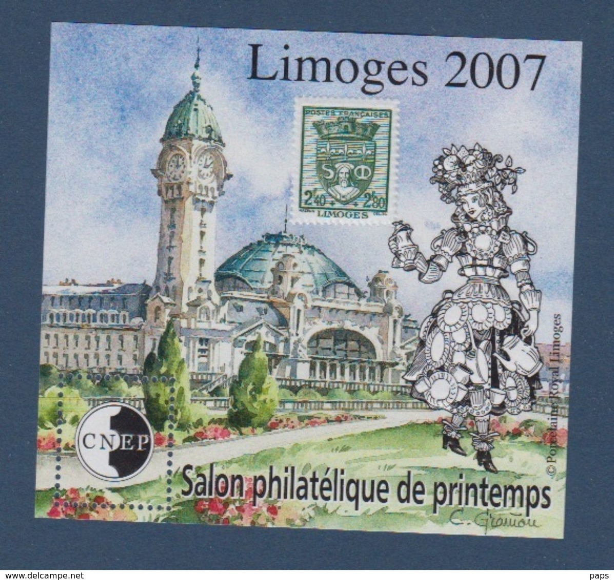 CNEP-2007-N°48** LIMOGES 2007.Salon Philathélique De LIMOGES - CNEP