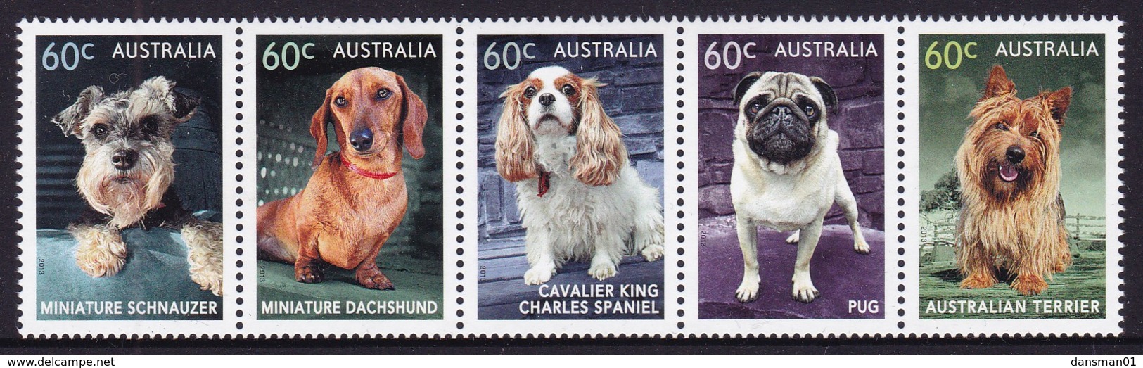 Australia 2013 Top Dogs Set Mint Never Hinged - Ungebraucht