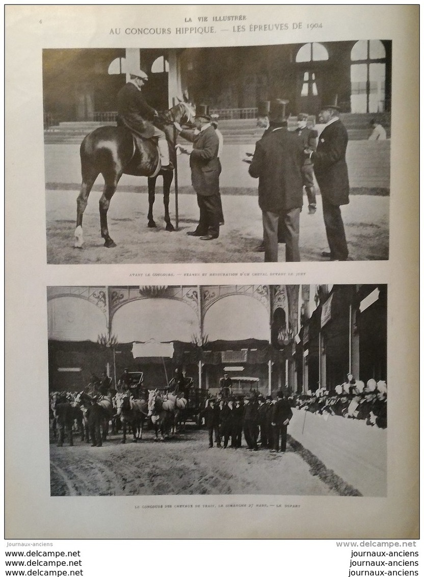 1904 ABYSSINIE BATAILLE D'ADOUA - LES CENT GARDES - CONCOURS HIPPIQUE - PORT ARTHUR - BOEUF GRAS LA VILLETTE - MENTON - 1900 - 1949