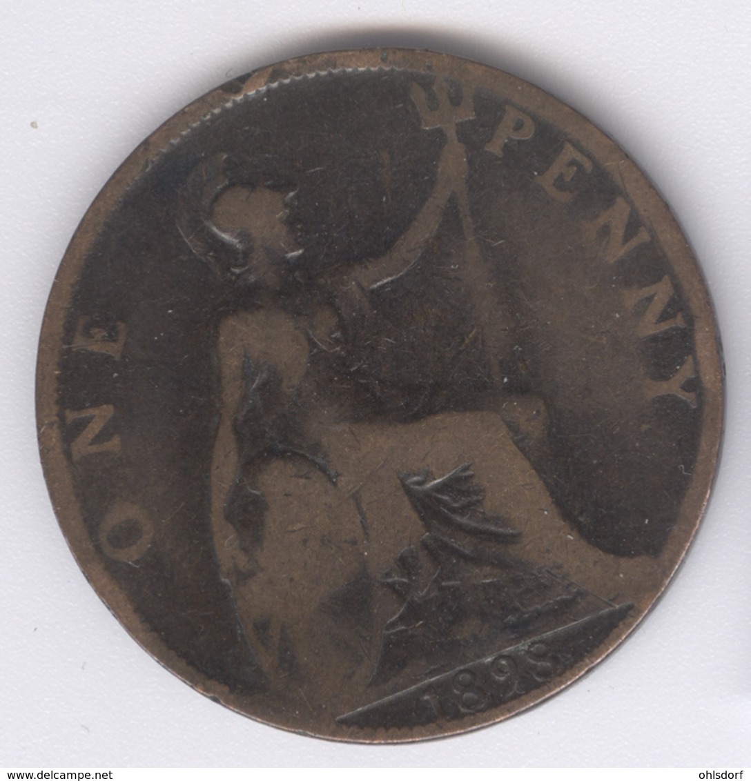 GREAT BRITAIN 1898: 1 Penny, KM 790 - D. 1 Penny