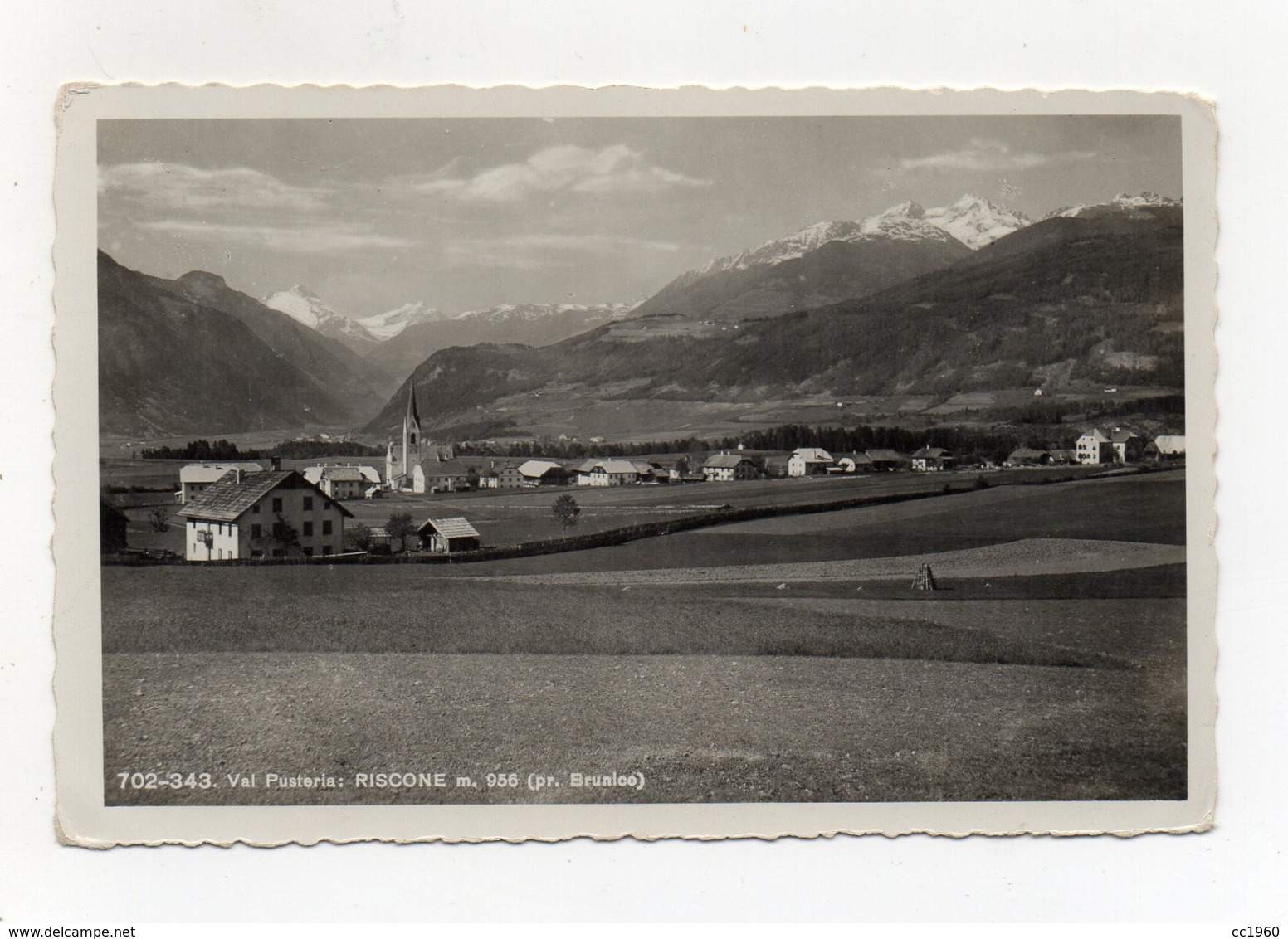 Riscone Frazione Del Comune Di  Brunico (Bolzano) - Panorama - Non Viaggiata - (FDC18241) - Bolzano (Bozen)