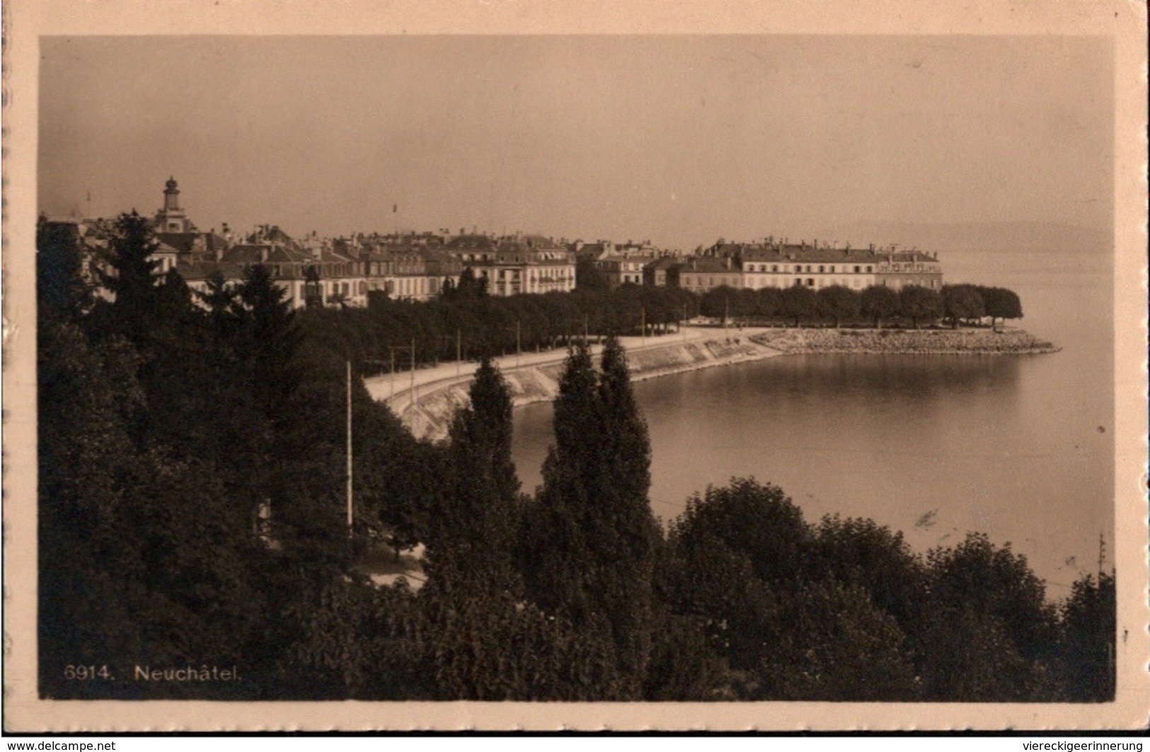 ! Alte Foto Ansichtskarte 1914, Neuchatel, Schweiz, Empfängeradresse Würzburg - Neuchâtel