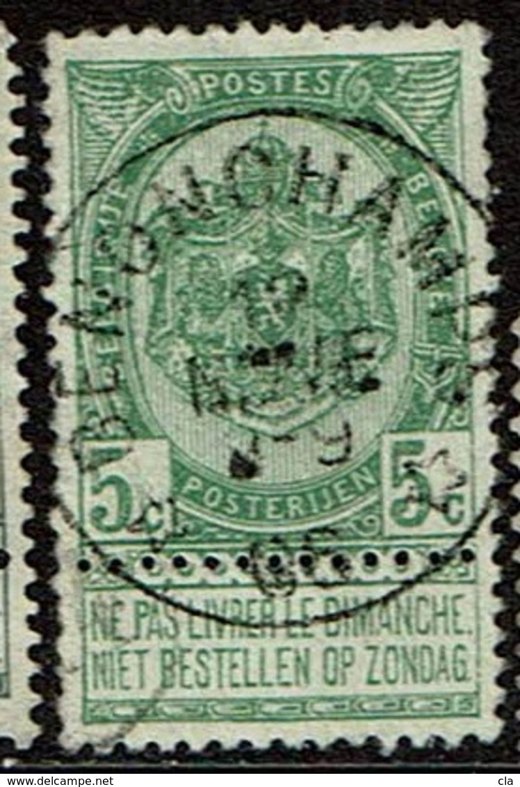 56  Obl Relais  Benonchamps  + 30 - 1893-1907 Coat Of Arms