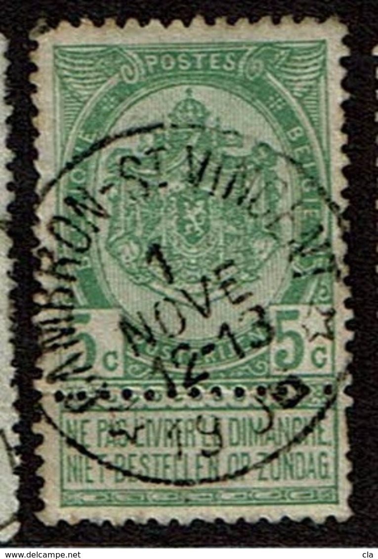 56  Obl Relais  Cambron-St-Vincent  + 15 - 1893-1907 Coat Of Arms