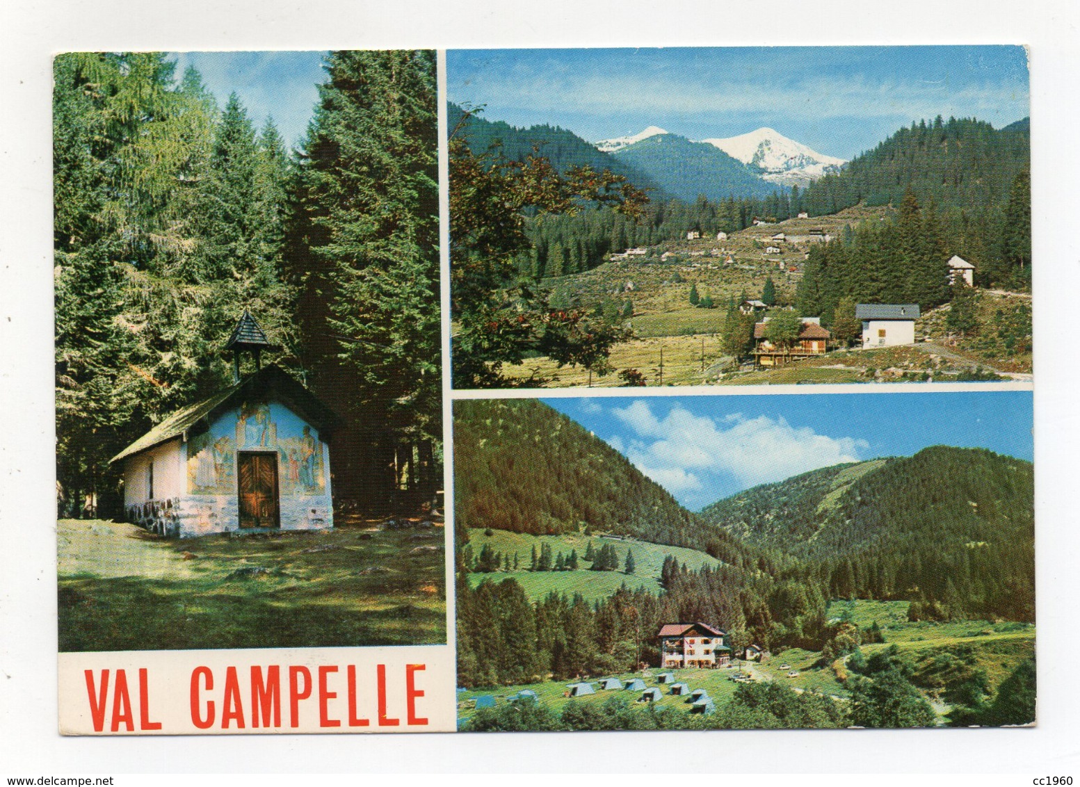 Scurelle Valsugana (Trento) - Val Campelle - Timbro XXII° Campeggio CAI-SAT Trento - Viaggiata Nel 1976 - (FDC18256) - Trento