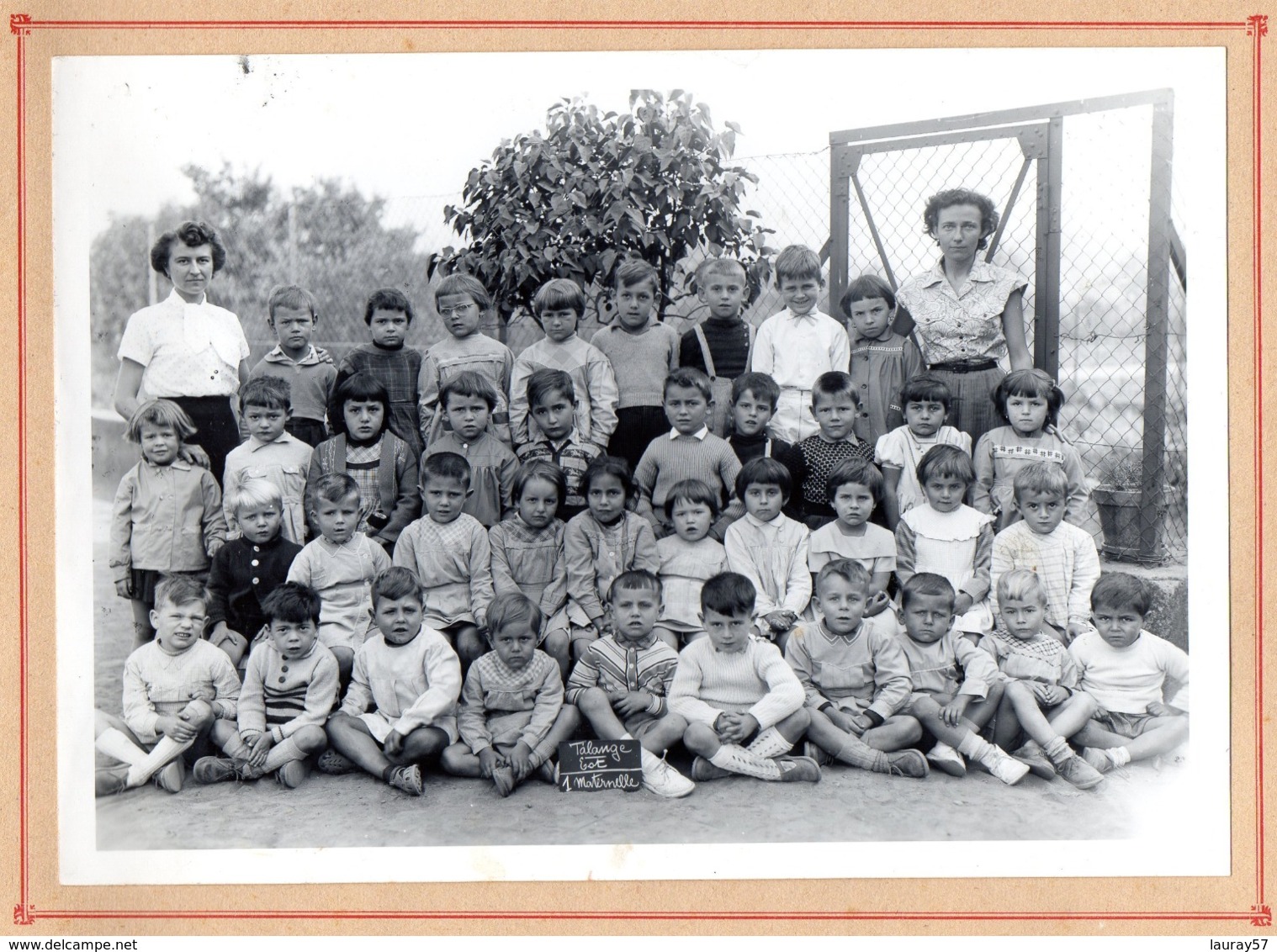 PHOTO GROUPE SCOLAIRE TALANGE - MATERNELLE  1959-60 - Talange