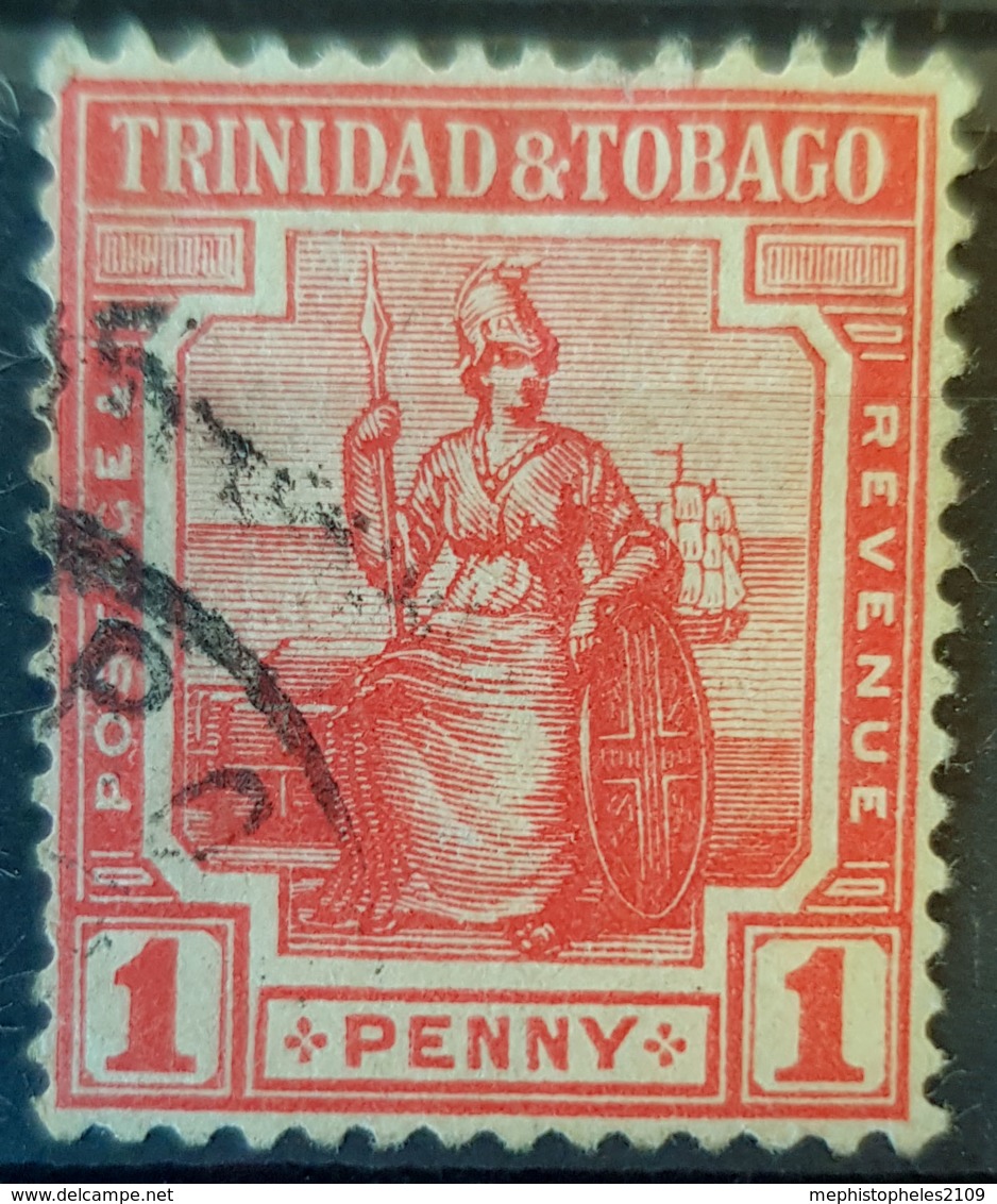 TRINIDAD 1909 - Canceled - Sc# 106 - 1p - Trinidad Y Tobago