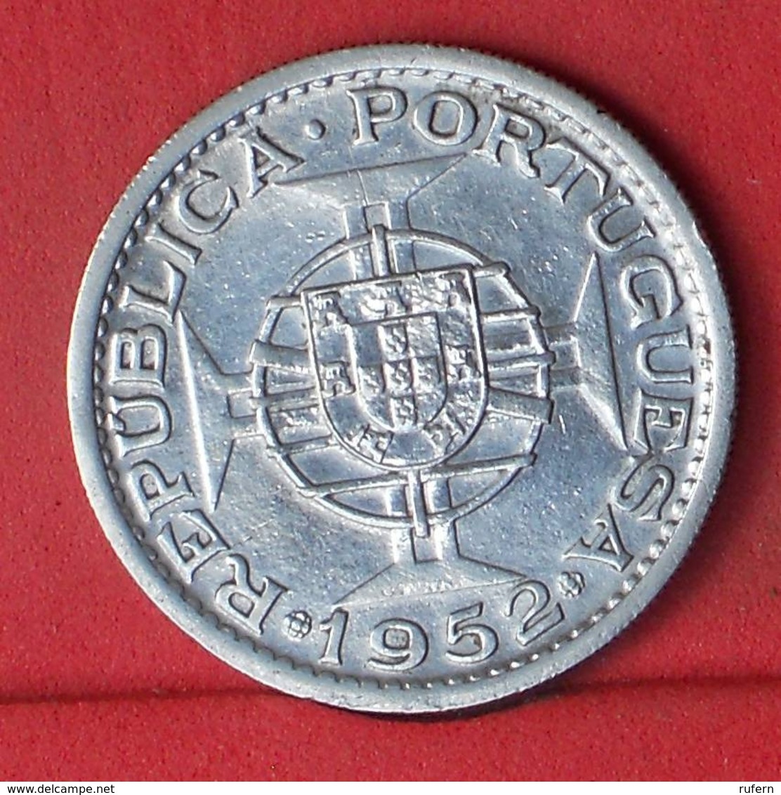 GUINÉ 20 ESCUDOS 1952 - *SILVER*   KM# 11 - (Nº32240) - Portugal