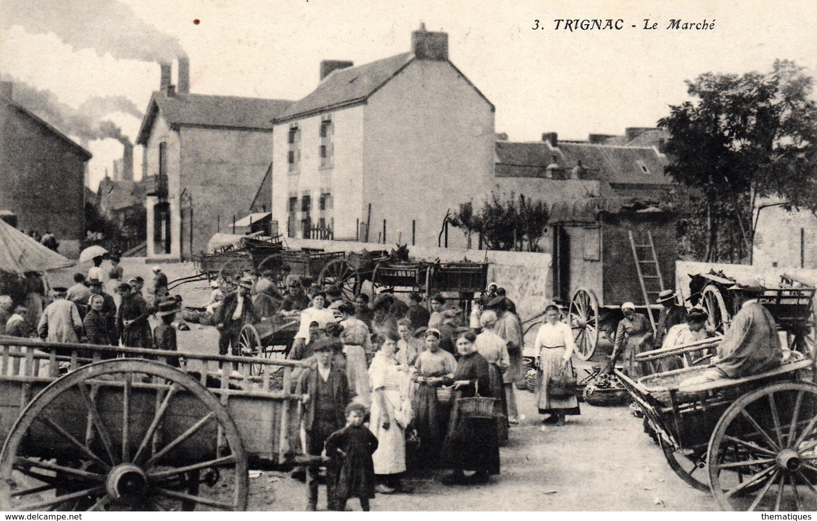 Thematiques 44 Loire Atlantique Trignac Le Marché Grosse Animation Locale - Autres & Non Classés