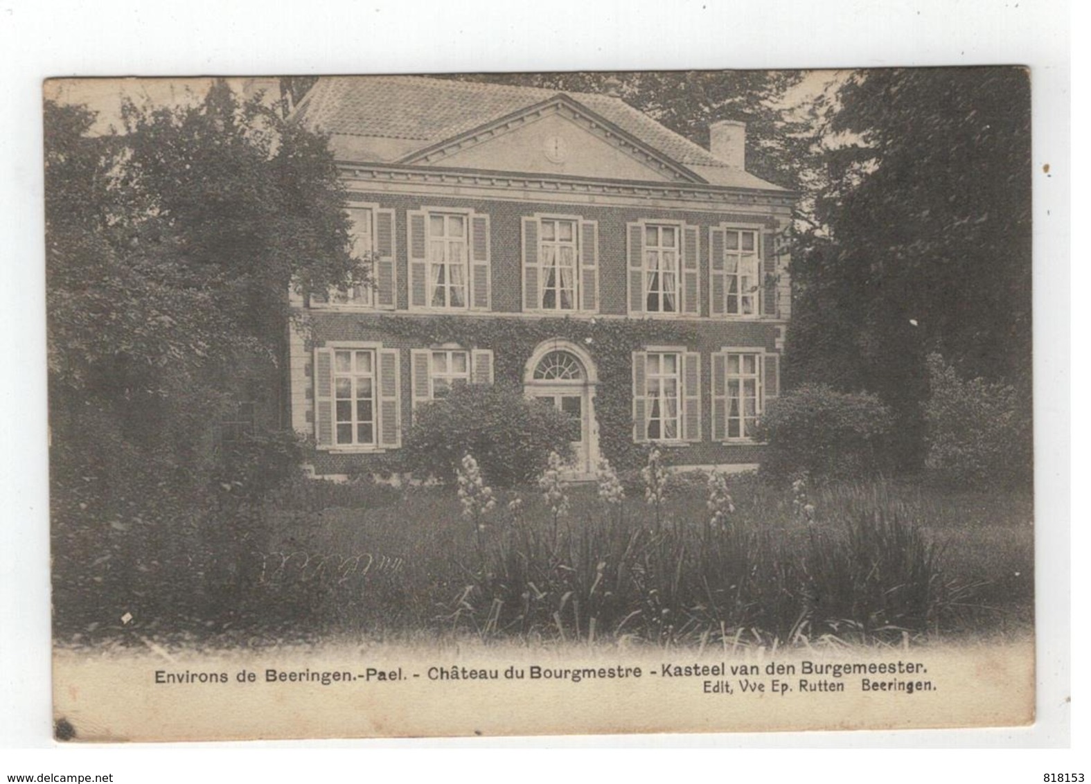 Environs De Beeringen-Pael - Château Du Bourgmestre - Kasteel Van Den Burgemeester 1911 - Beringen