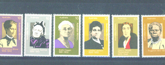 AUSTRALIA - 1975 Famous Women UM - Mint Stamps