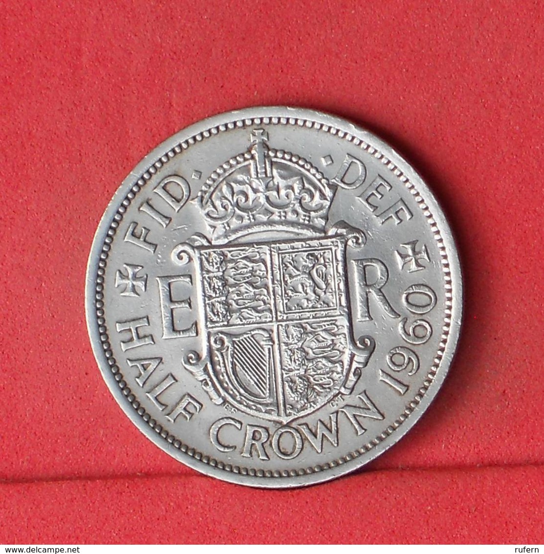 GREAT BRITAIN 1/2 CROWN 1960 -    KM# 907 - (Nº32268) - K. 1/2 Crown