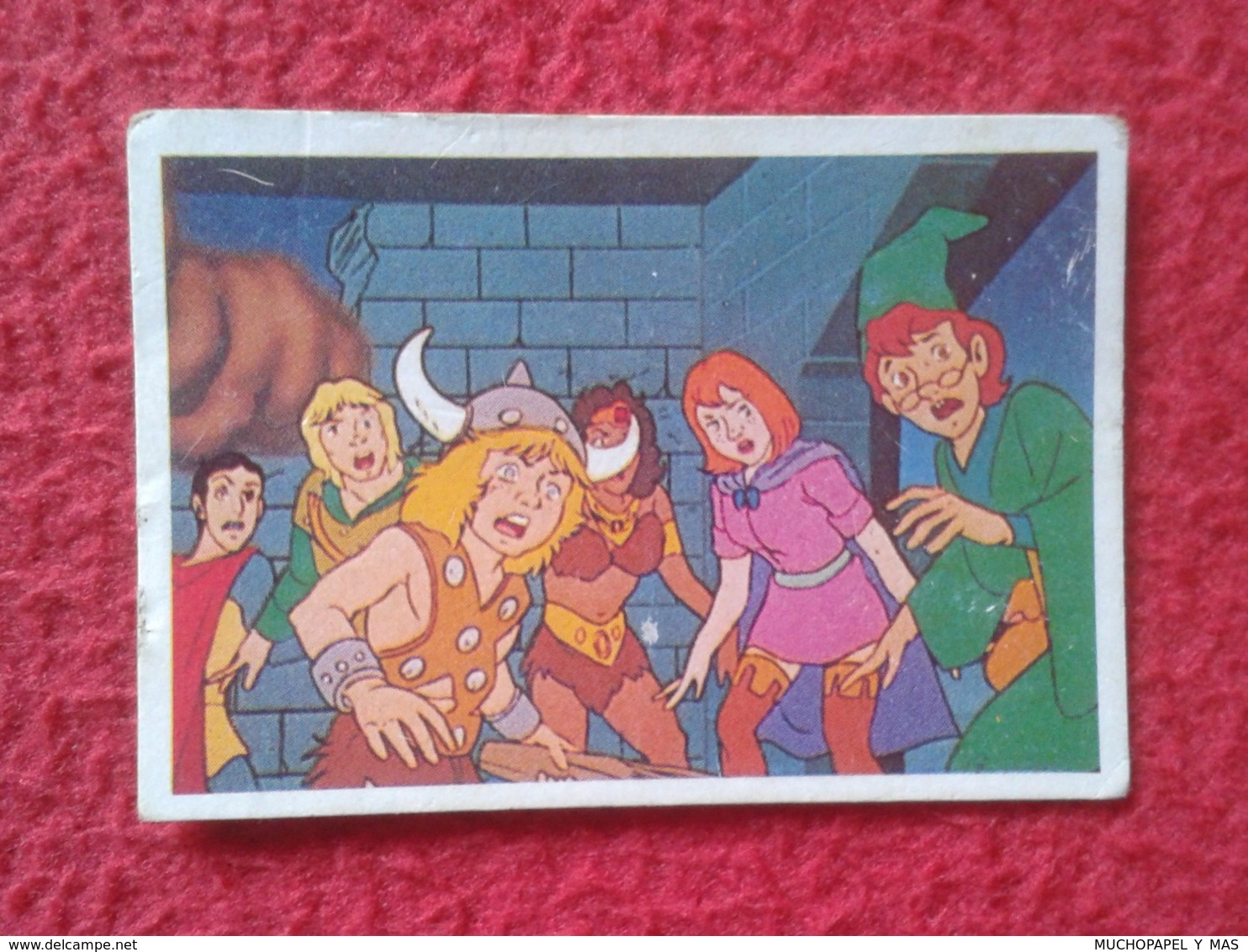 SPAIN ANTIGUO CROMO OLD COLLECTIBLE CARD DRAGONES Y MAZMORRAS DUNGEONS & AND DRAGONS Le Sourire Du Dragon PACOSA DOS 194 - Otros & Sin Clasificación