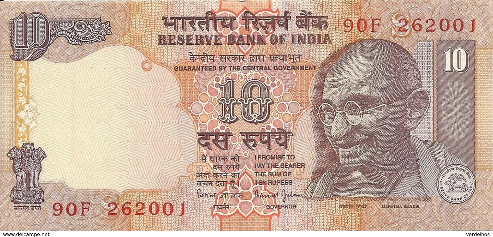 INDE 10 RUPEES UNC - India