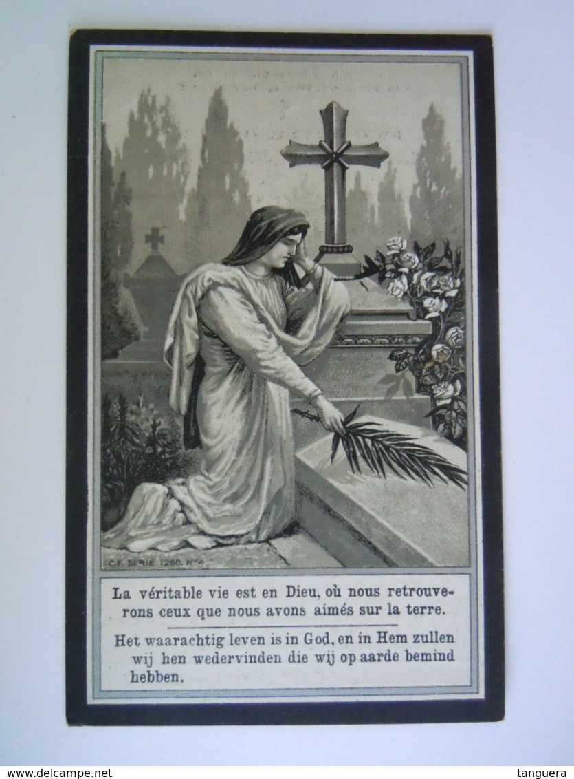 Oorlog Guerre Hendrik-Lodewijk-Alfons De Vos °Brussel 1890 Soldaat Gesneuveld Nieuwpoort-Baden 19 Oktober 1914 - Devotieprenten