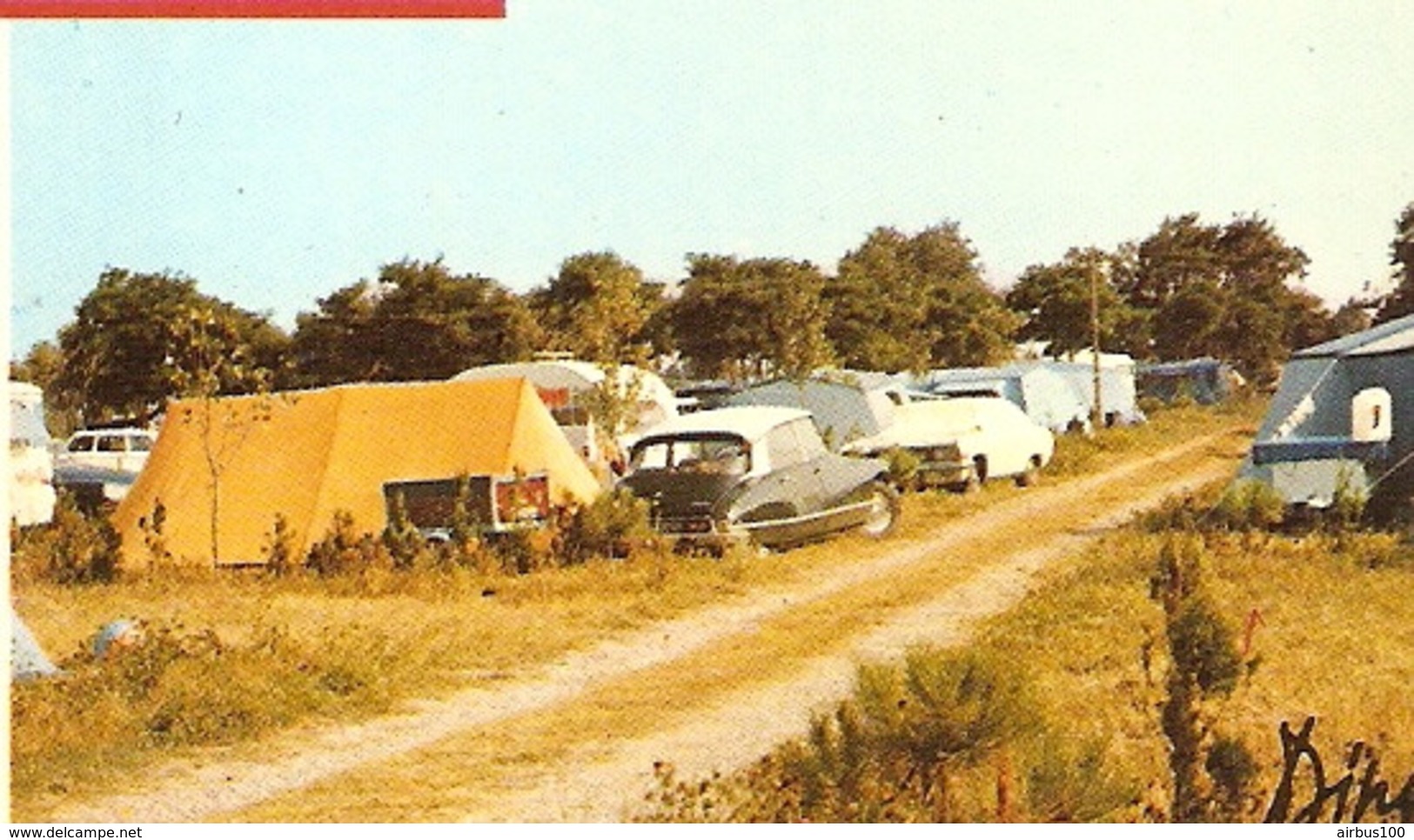 66 - CAMPING SAINTE MARIE De La MER - Citroën DS - Tentes - Caravanes - Piscine - Non Circulée - N° 875 L - 2 Scans - - Voitures De Tourisme