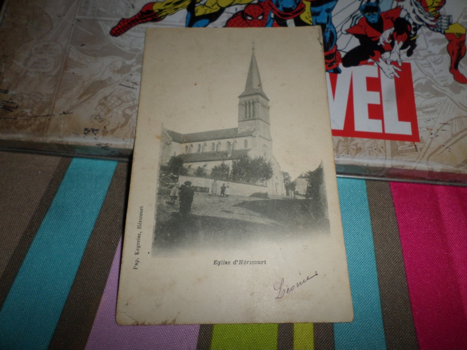 Carte Postale Haute Saone Hericourt  Eglise Petite Animation - Altri & Non Classificati