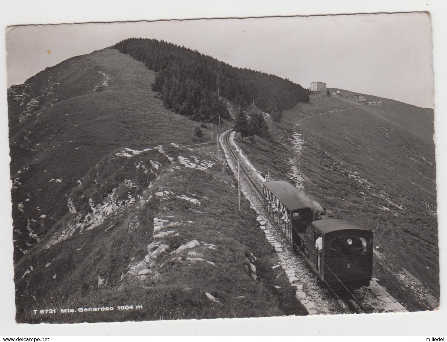 BA084 - SUISSE - Mte. Generoso 1904 M - Passage Du Train - Autres & Non Classés