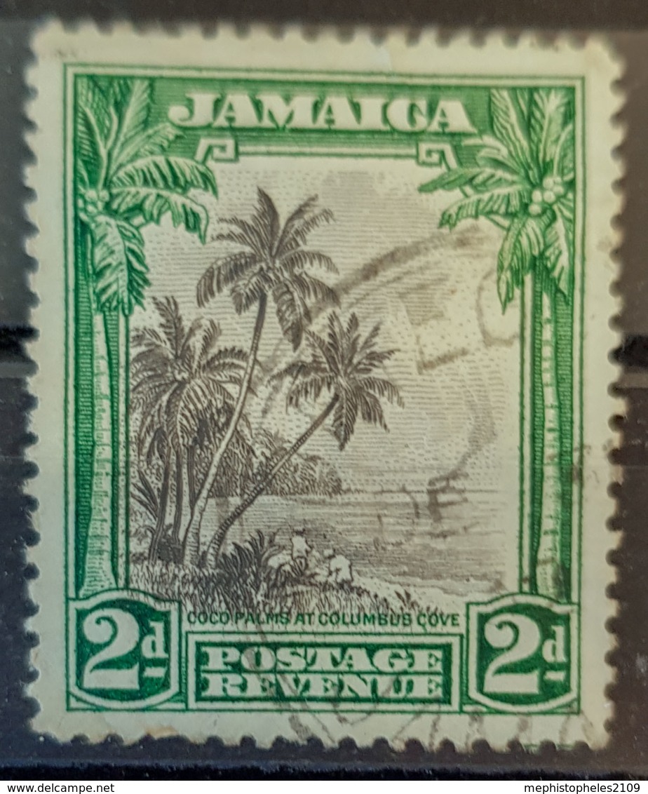 JAMAICA 1932 - Canceled - Sc# 106 - 2d - Jamaica (...-1961)