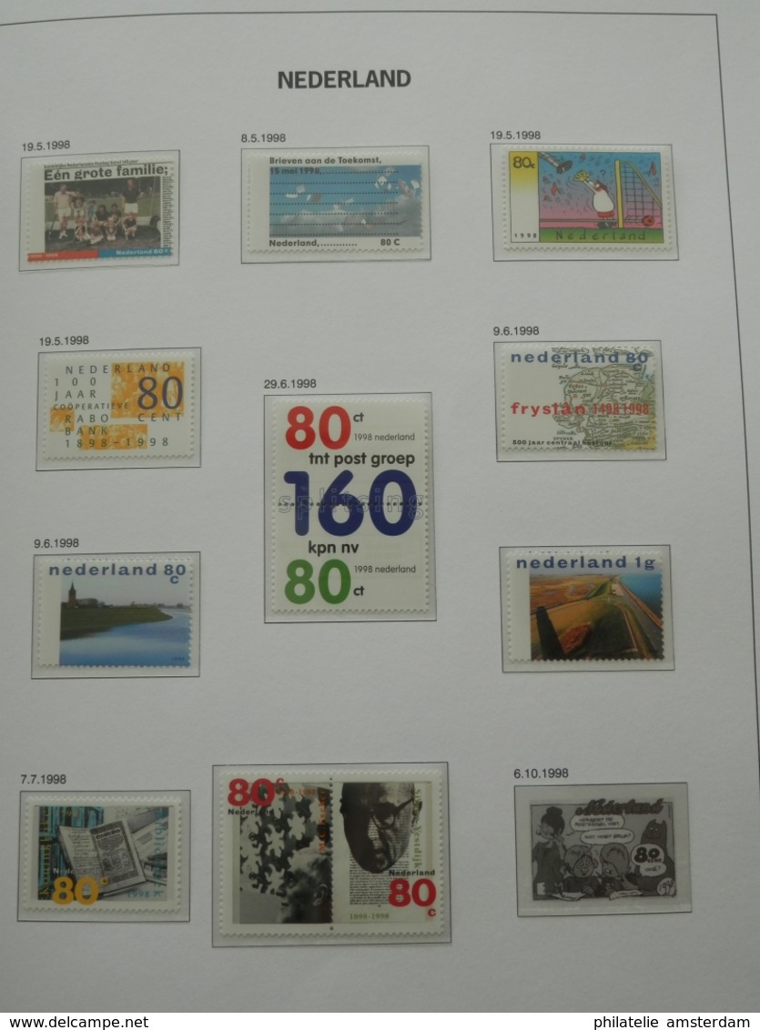 Netherlands 1981-2001: ADVANCED COLLECTION IN 2 DAVO LUXE ALBUMS WITH SLIPCASE