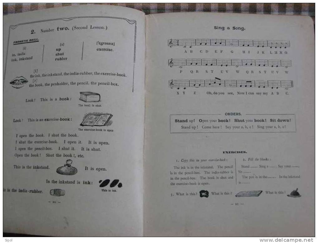 The Boy ' S Own Book - H.Didier Editeur  1912 - 189 Pages - Inglés/Gramática