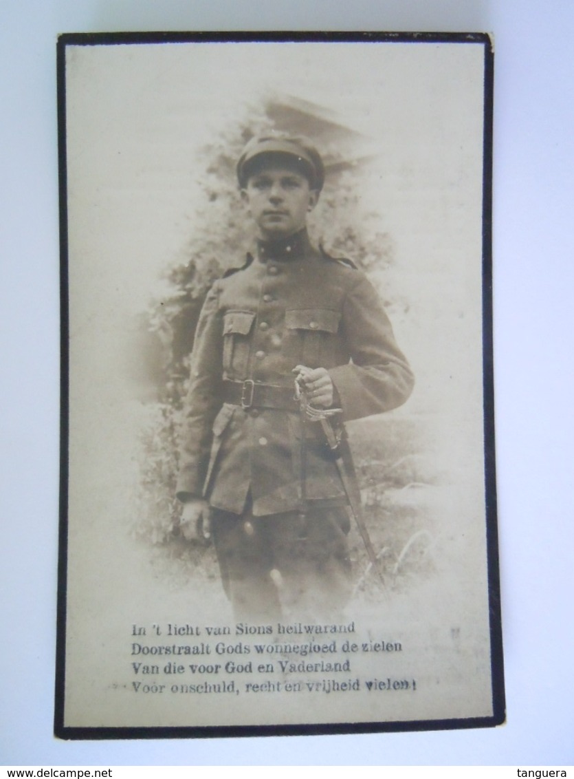 Oorlog Guerre Pierre-Jean-André Janssen °Uyckhoven 1896 14e Linieregiment Gesneuveld Most-bij-Roesselaere 3 Oktober 1918 - Andachtsbilder