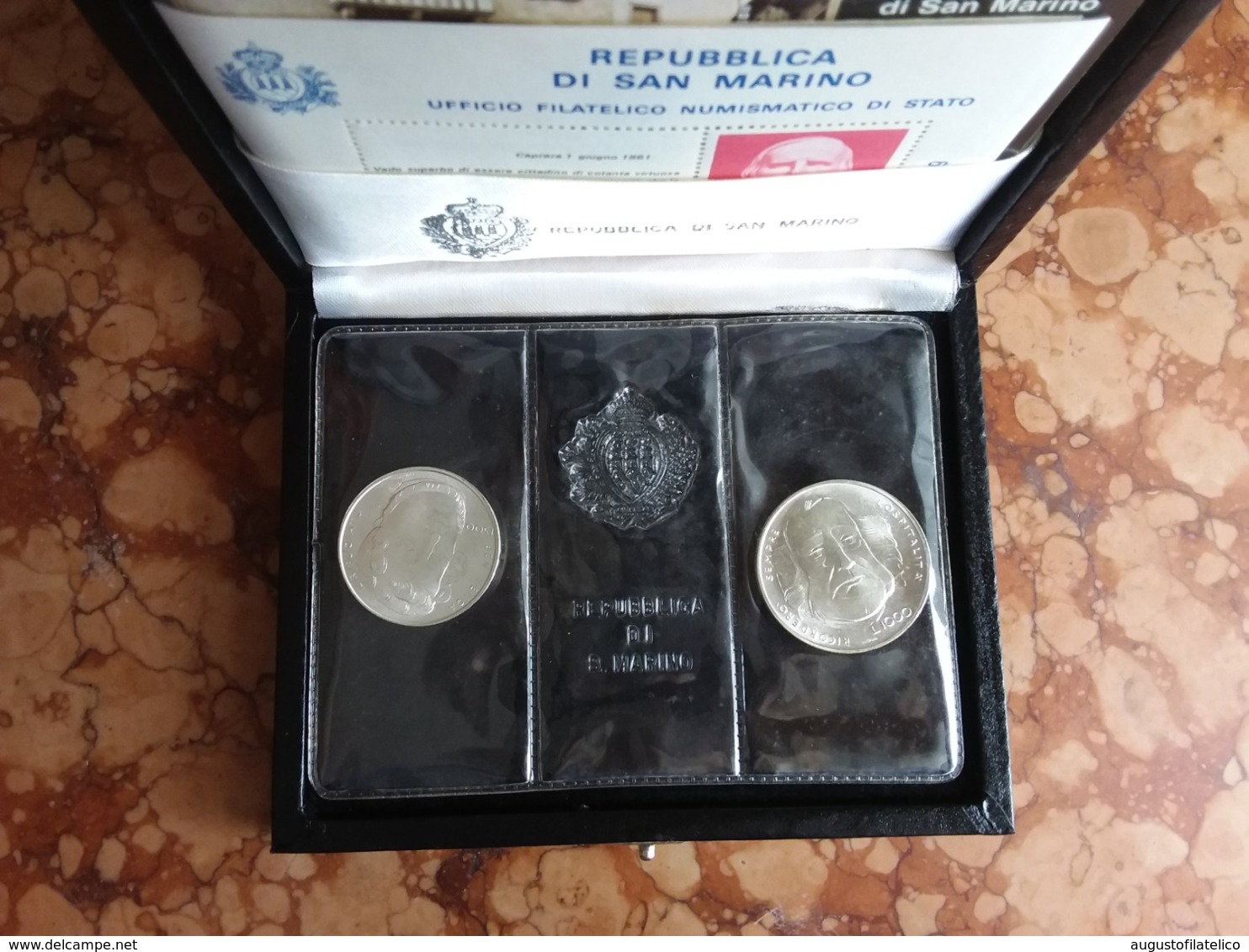 SAN MARINO - Morte Di Garibaldi - 500 E 1000 Lire In Argento + Spedizione Prioritaria - San Marino