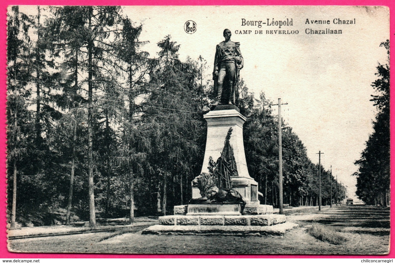 Bourg Léopold - Avenue Chazal - Camp De Beverloo - Chazallaan - Militaire - Edit. PHOB - 1921 - Leopoldsburg (Camp De Beverloo)