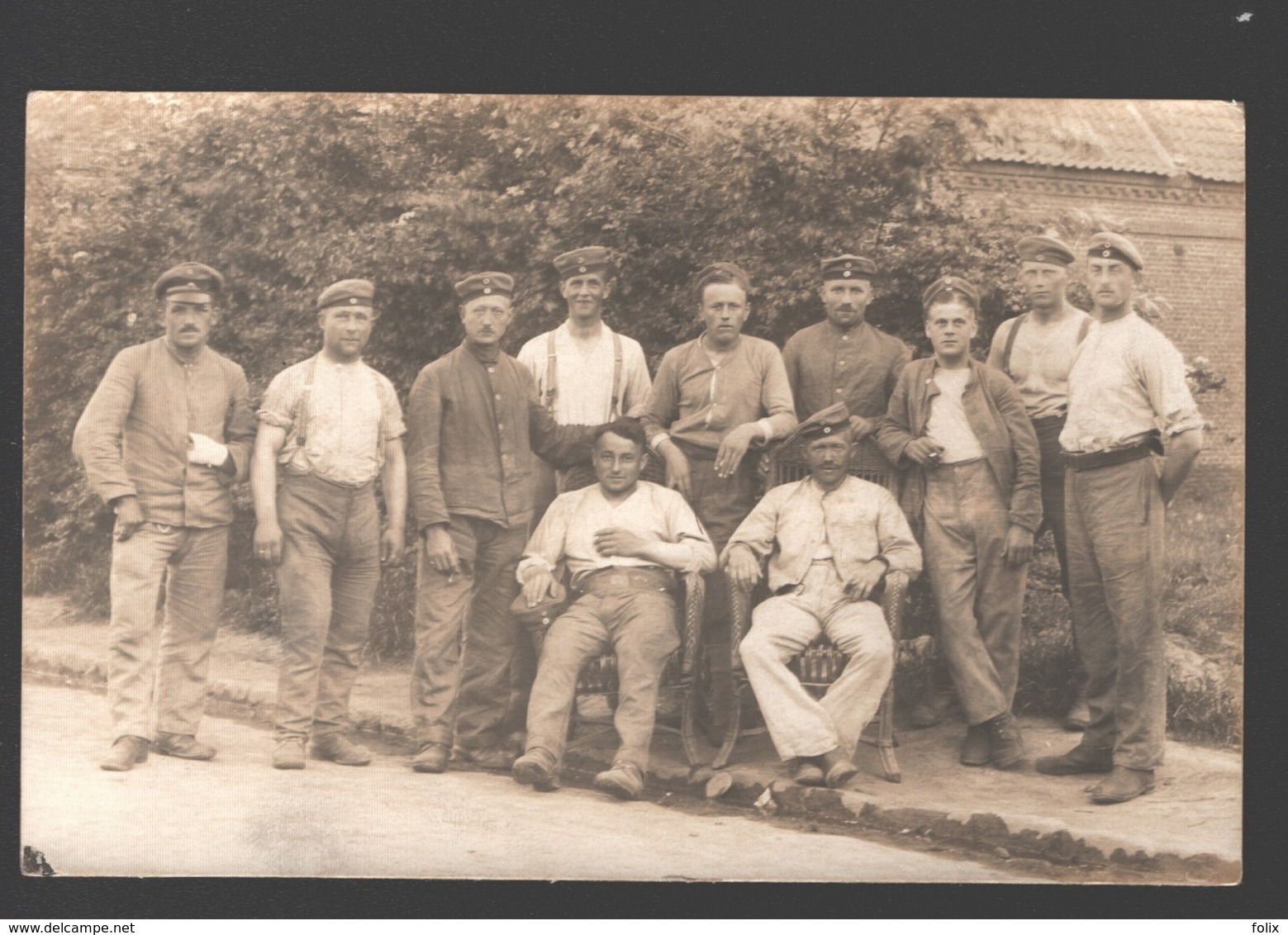 Original Photo Card / Carte Photo Originale - Soldiers / Soldats / Soldaten - 1918 - Autres & Non Classés