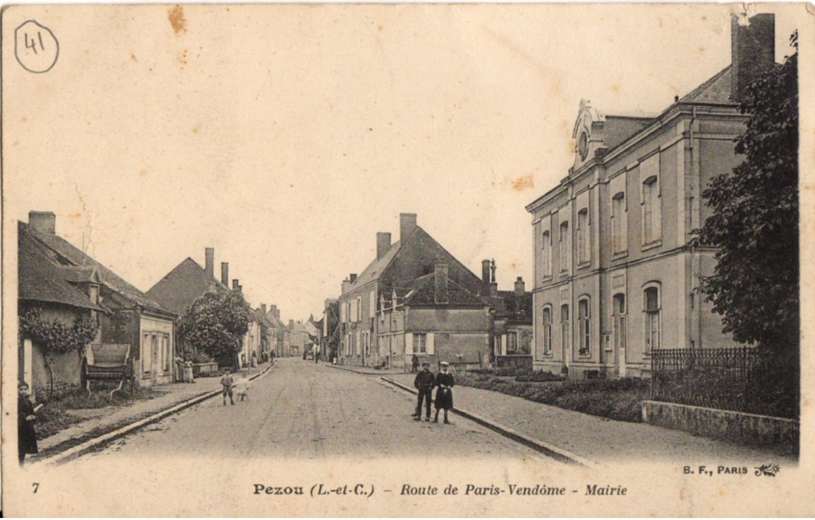 PEZOU - Route De Paris - Vendôme - Mairie - Autres & Non Classés