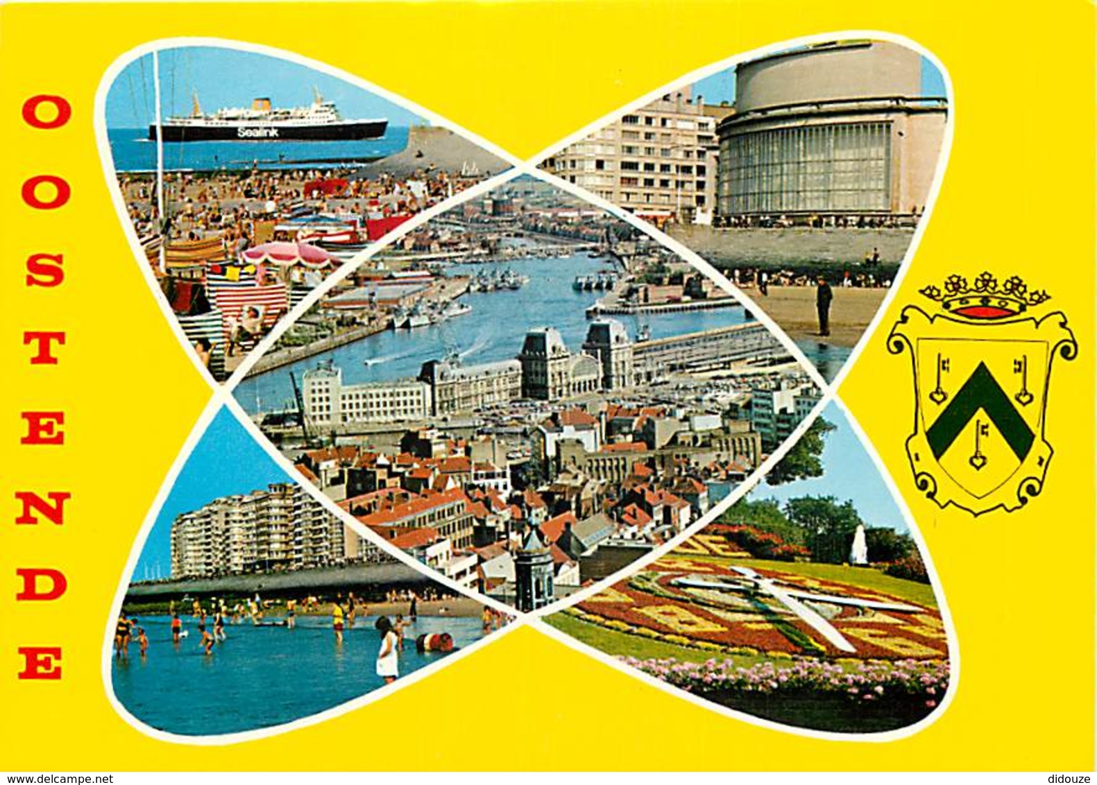 Belgique - Ostende - Oostende - Multivues - Blasons - Carte Neuve - Voir Scans Recto-Verso - Oostende