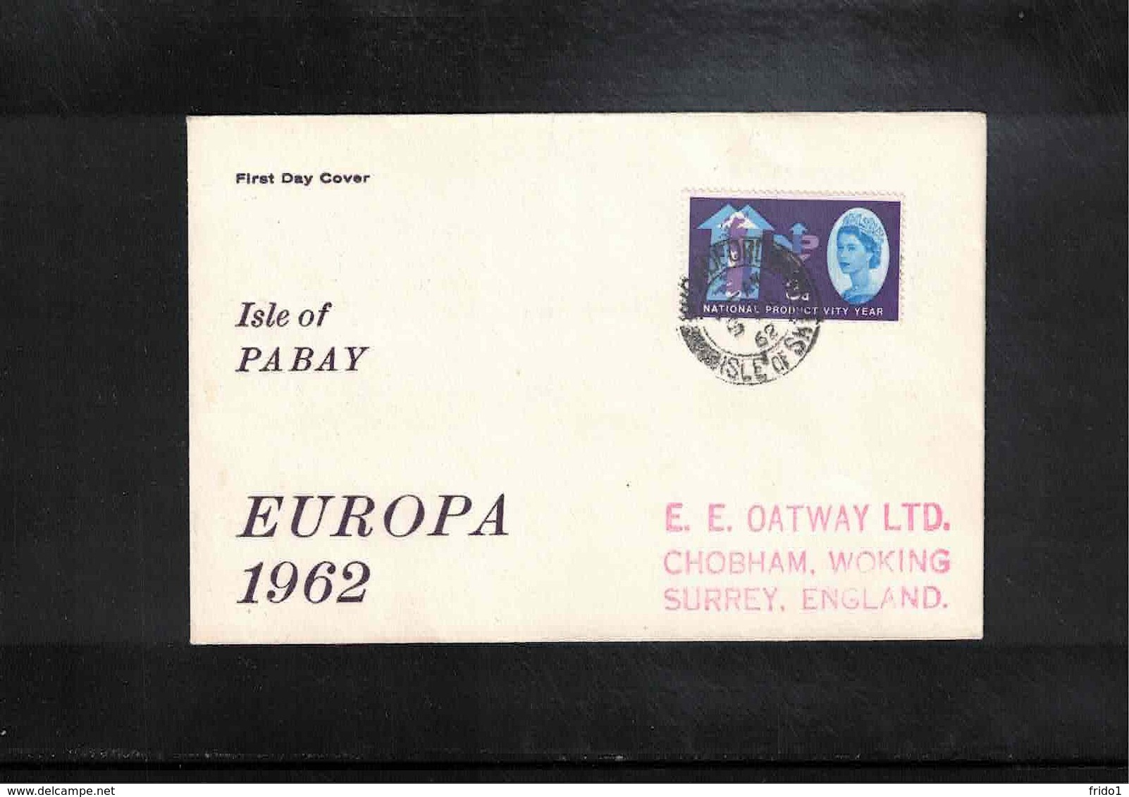 Isle Of Pabay 1962 Europa Cept FDC - 1962