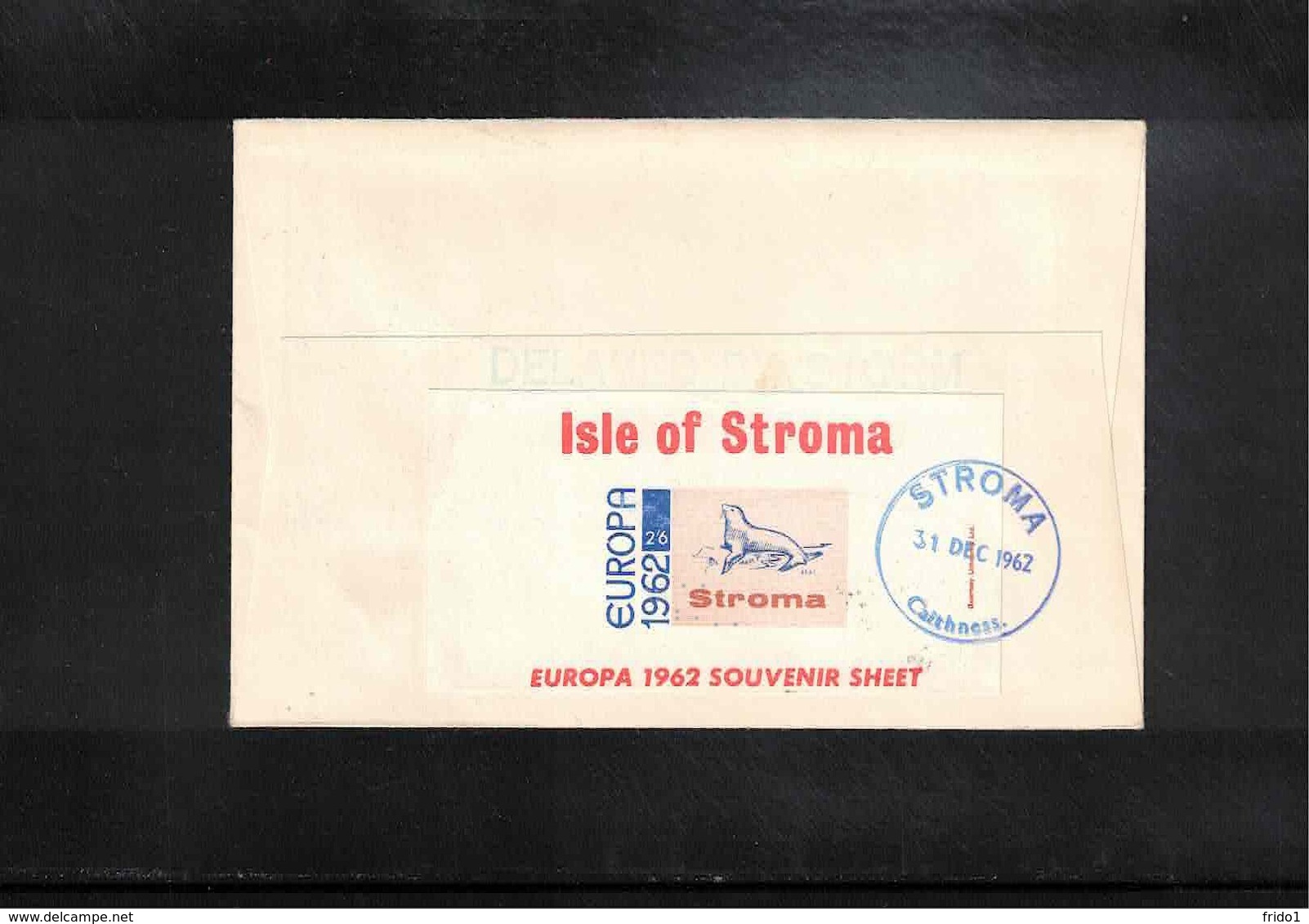 Isle Of Stroma 1962 Europa Cept FDC - 1962