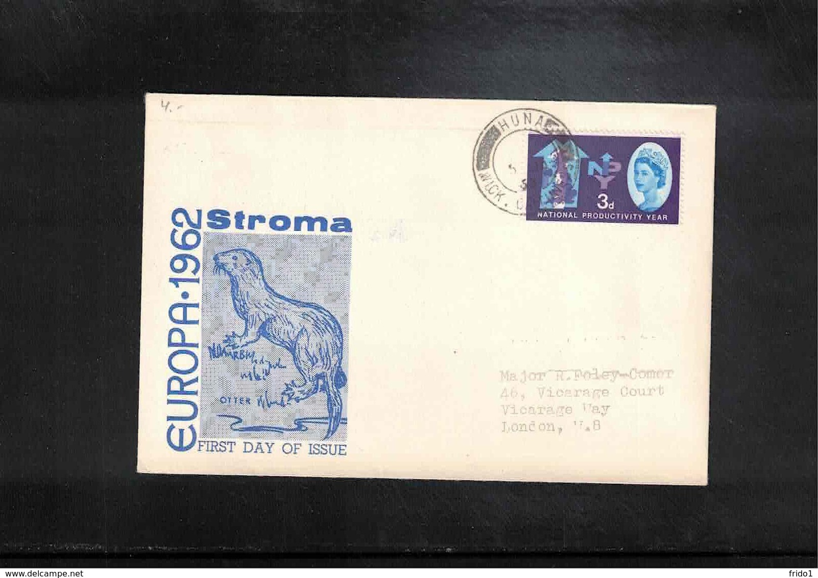 Isle Of Stroma 1962 Europa Cept FDC - 1962