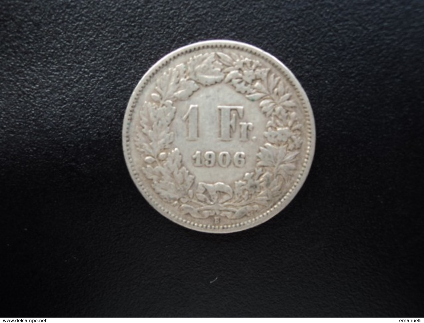SUISSE : 1 FRANC   1906 B     KM 24      TTB - 1 Franken