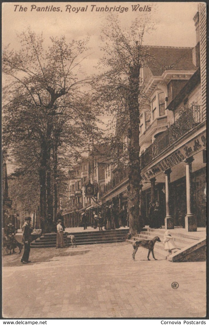 The Pantiles, Royal Tunbridge Wells, Kent, 1911 - Valentine's Postcard - Tunbridge Wells