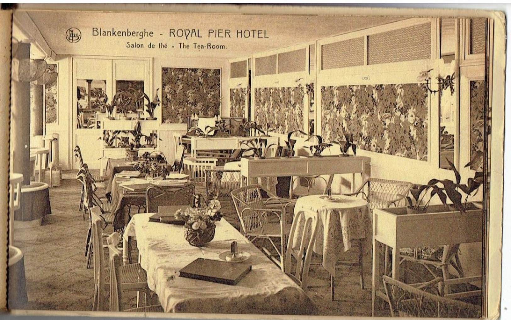 BLANKENBERGHE - Royal Pier Hotel - Boekje 10 kaarten kompleet - zie scans 12 st