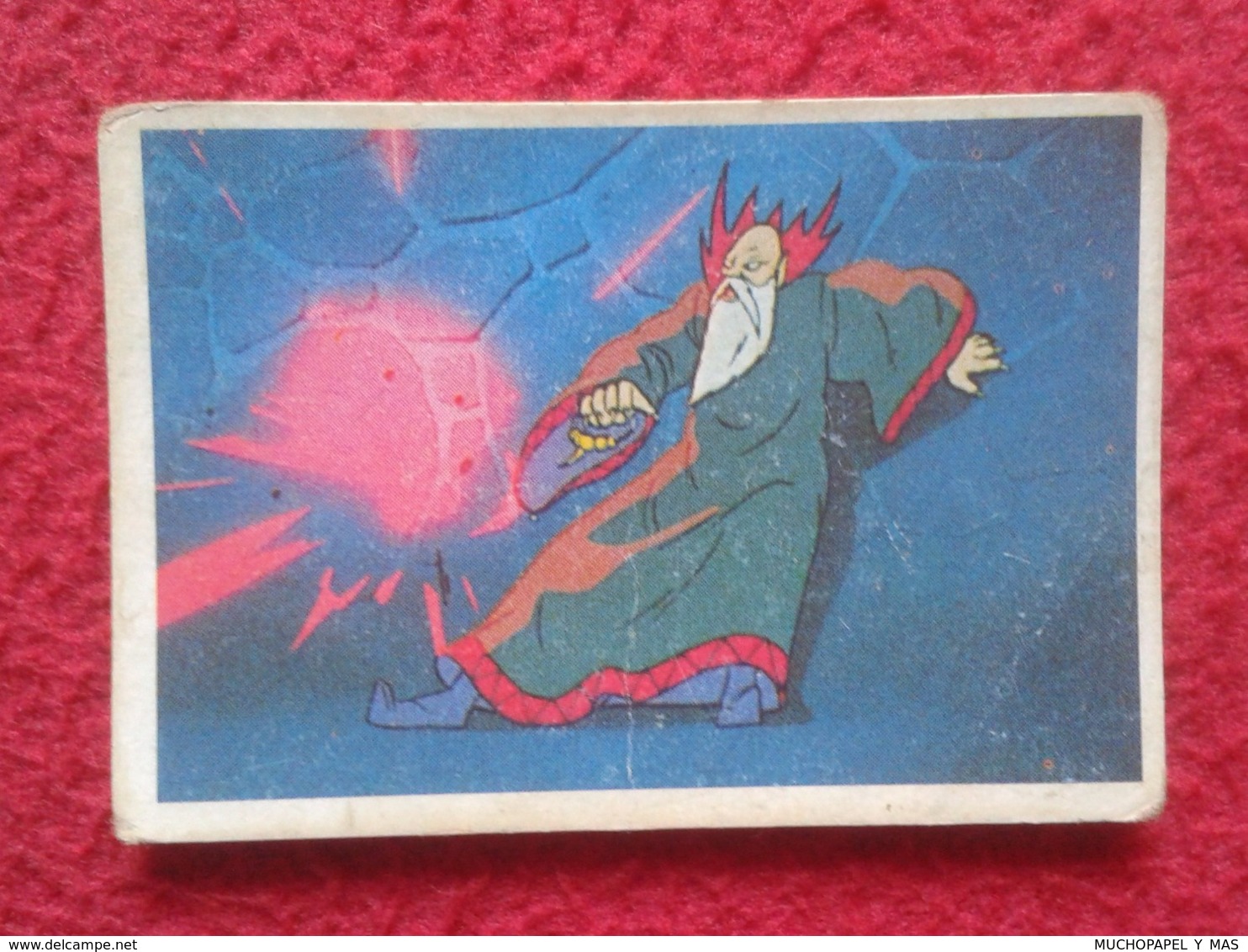 SPAIN ANTIGUO CROMO OLD COLLECTIBLE CARD DRAGONES Y MAZMORRAS DUNGEONS & AND DRAGONS Le Sourire Du Dragon PACOSA DOS 55 - Otros & Sin Clasificación