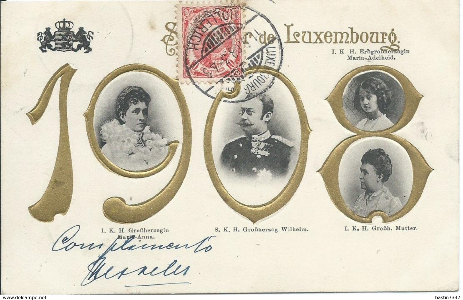 Luxembourg,royal Family 1908 - Luxemburg - Stad