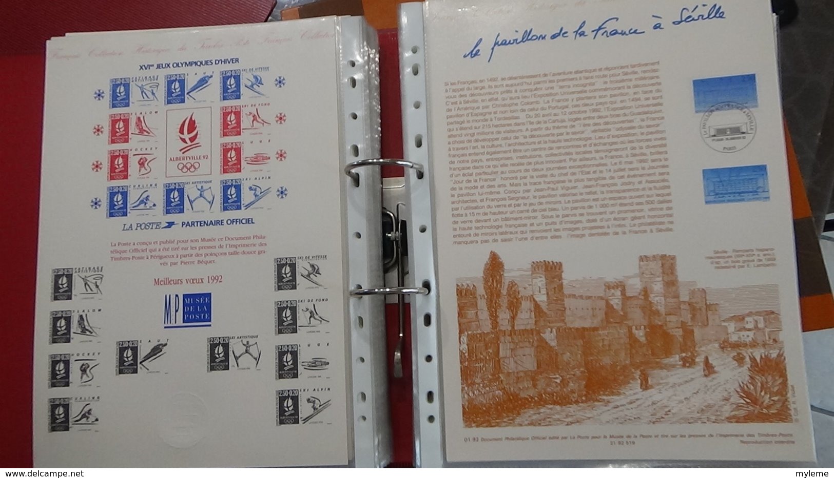 42 Documents Philatéliques An 1992 Complète (côte 2003 : 387 Euros) PORT 8.80 Euros COLISSIMO OFFERT (pour La France) - Collections (en Albums)