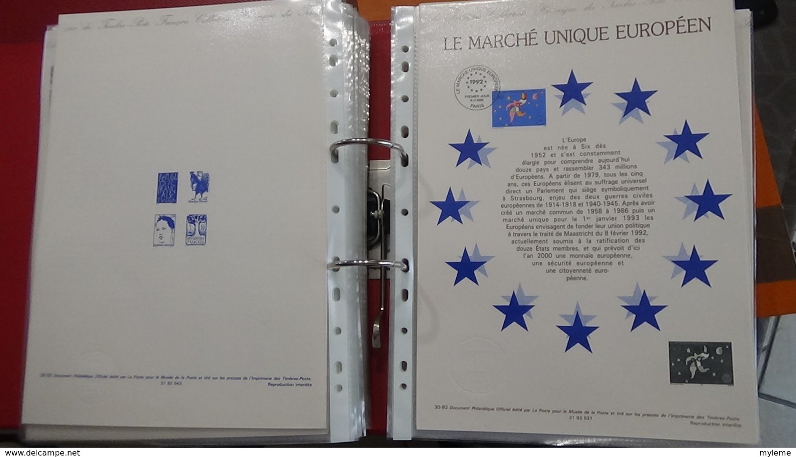 42 Documents philatéliques an 1992 complète (côte 2003 : 387 euros) PORT 8.80 euros COLISSIMO OFFERT (pour la France)