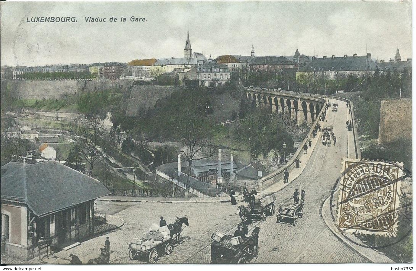 Luxembourg,Viaduc De La Gare 1908 - Luxemburg - Stad