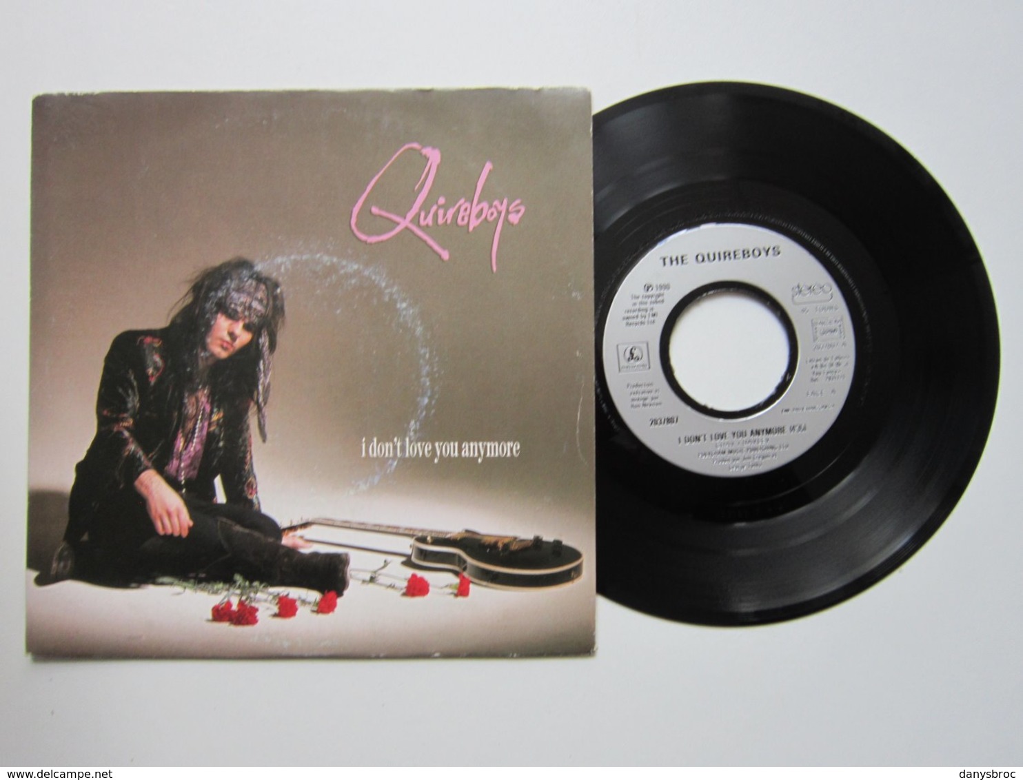 THE QUIREBOYS - I DON'T LOVE YOU ANYMORE - MAYFAIR (V.O) - Disque Vinyle 45t SACEM 1988 - Other - English Music